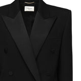 Giacca smoking in grain de poudre 828008 Y7E631000 SAINT LAURENT 