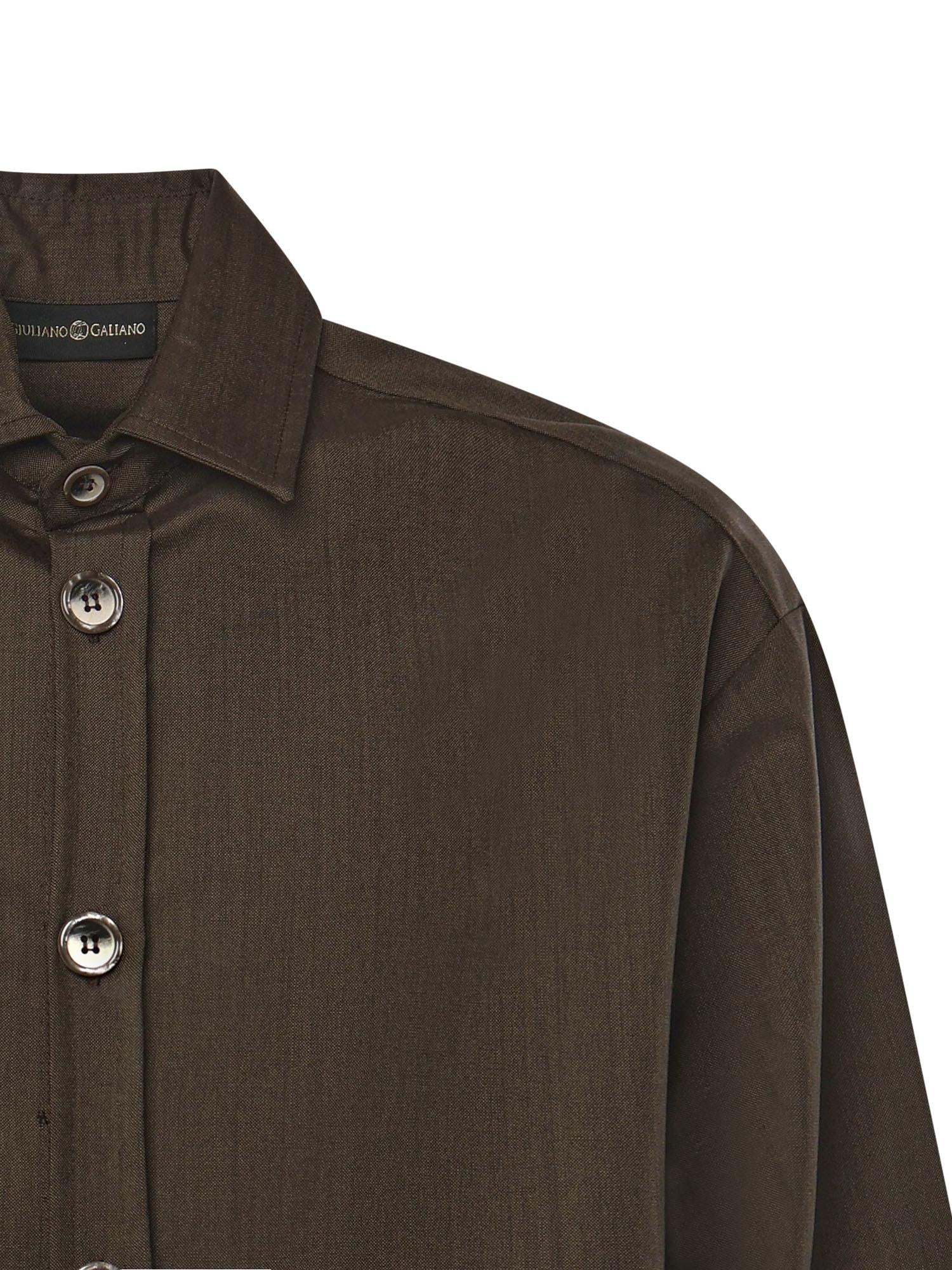 Camicia Tobhias in lana TOBHIAS BRONZO GIULIANO GALIANO 