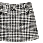 Skort in pied-de-poule<BR/> PF25111SK BW SELF-PORTRAIT 