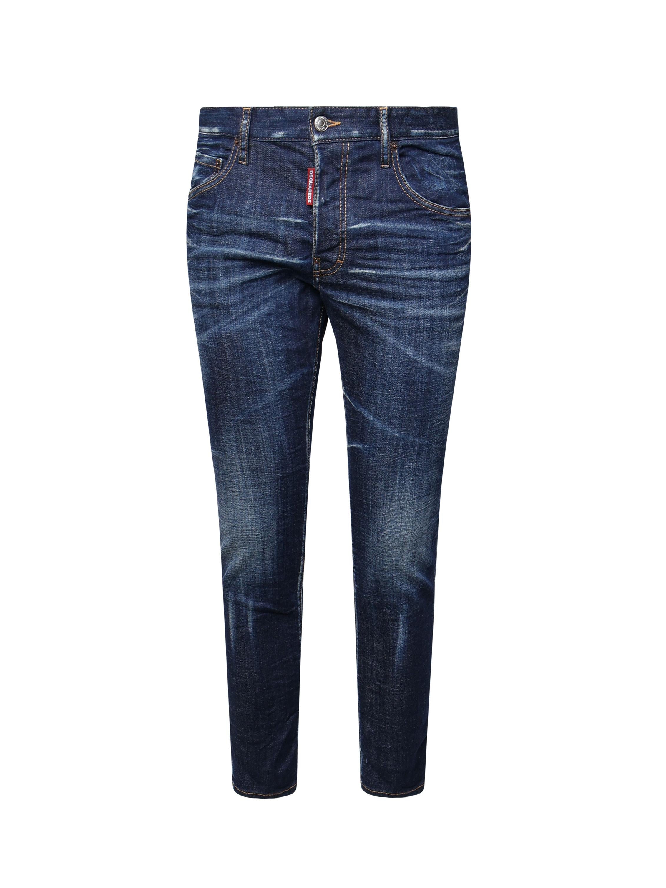 Jeans Skater in denim di cotone S74LB1316 S30342470 DSQUARED2 