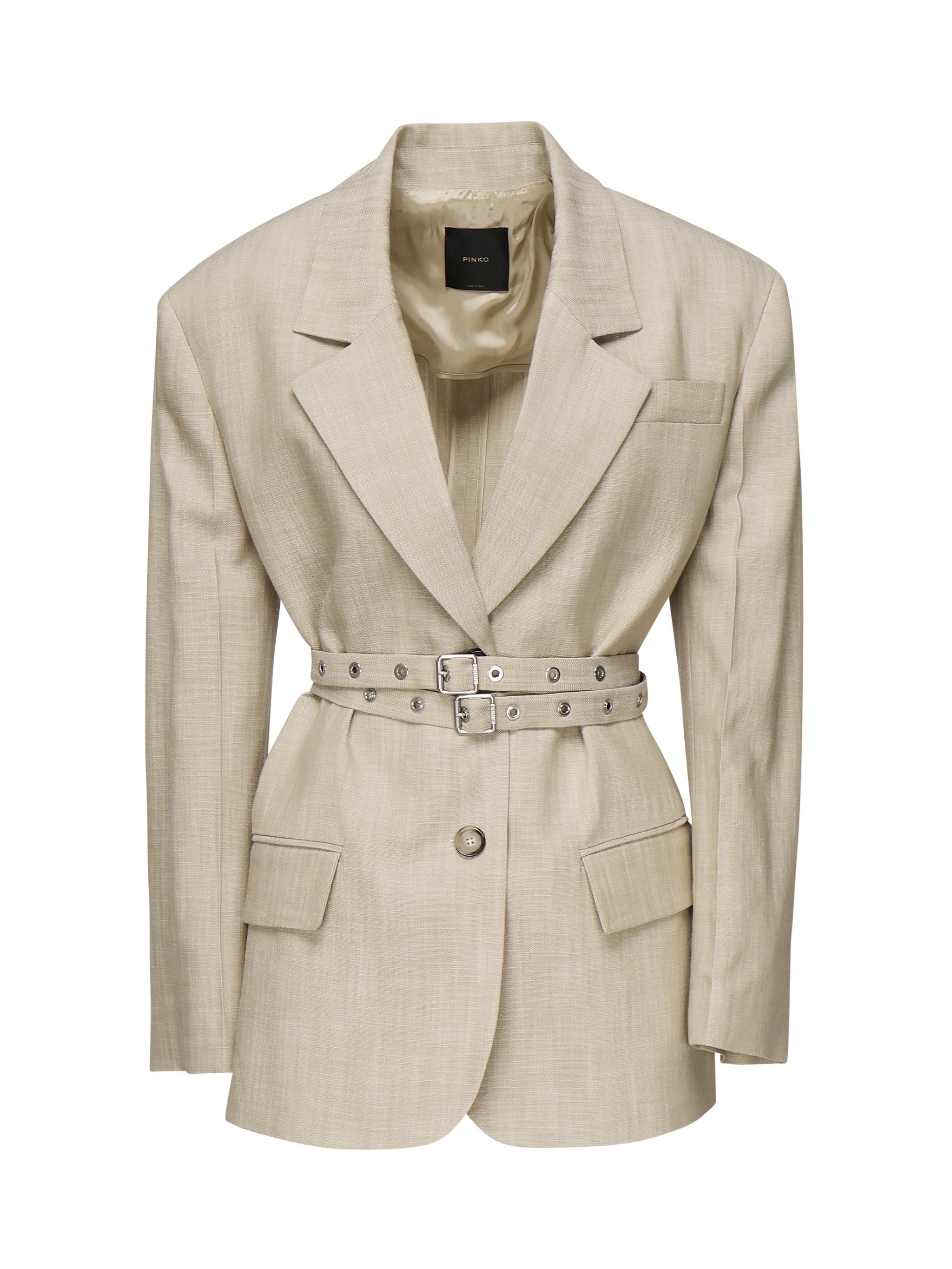 Giacca monopetto beige 104887 A2EJD18 PINKO 