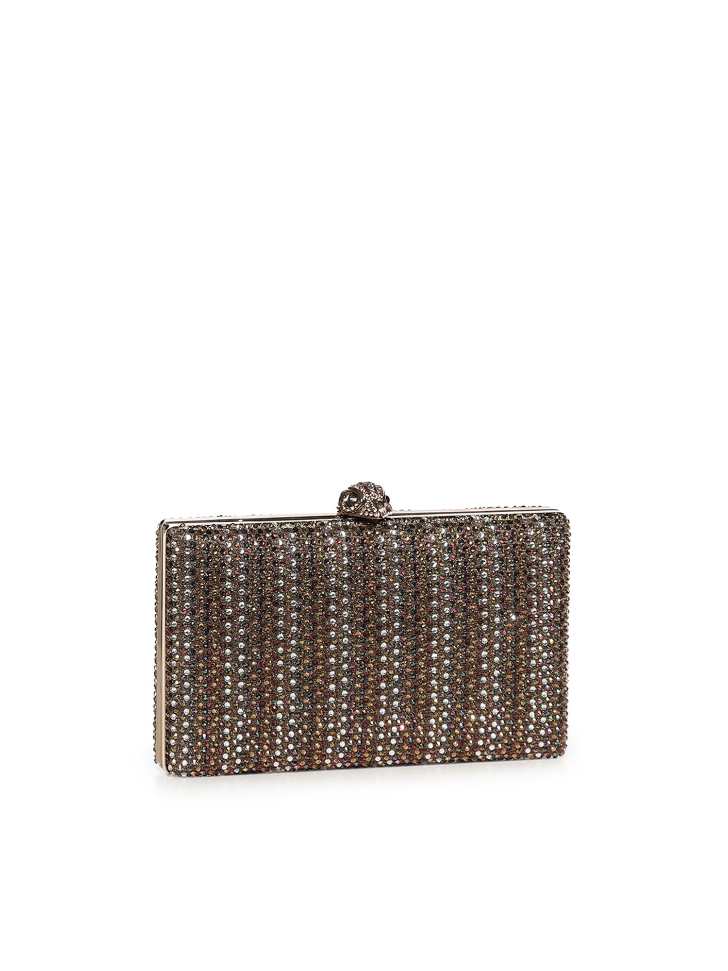 Clutch Crystal Kensington con cristalli 5569668609 BRONZE KURT GEIGER 