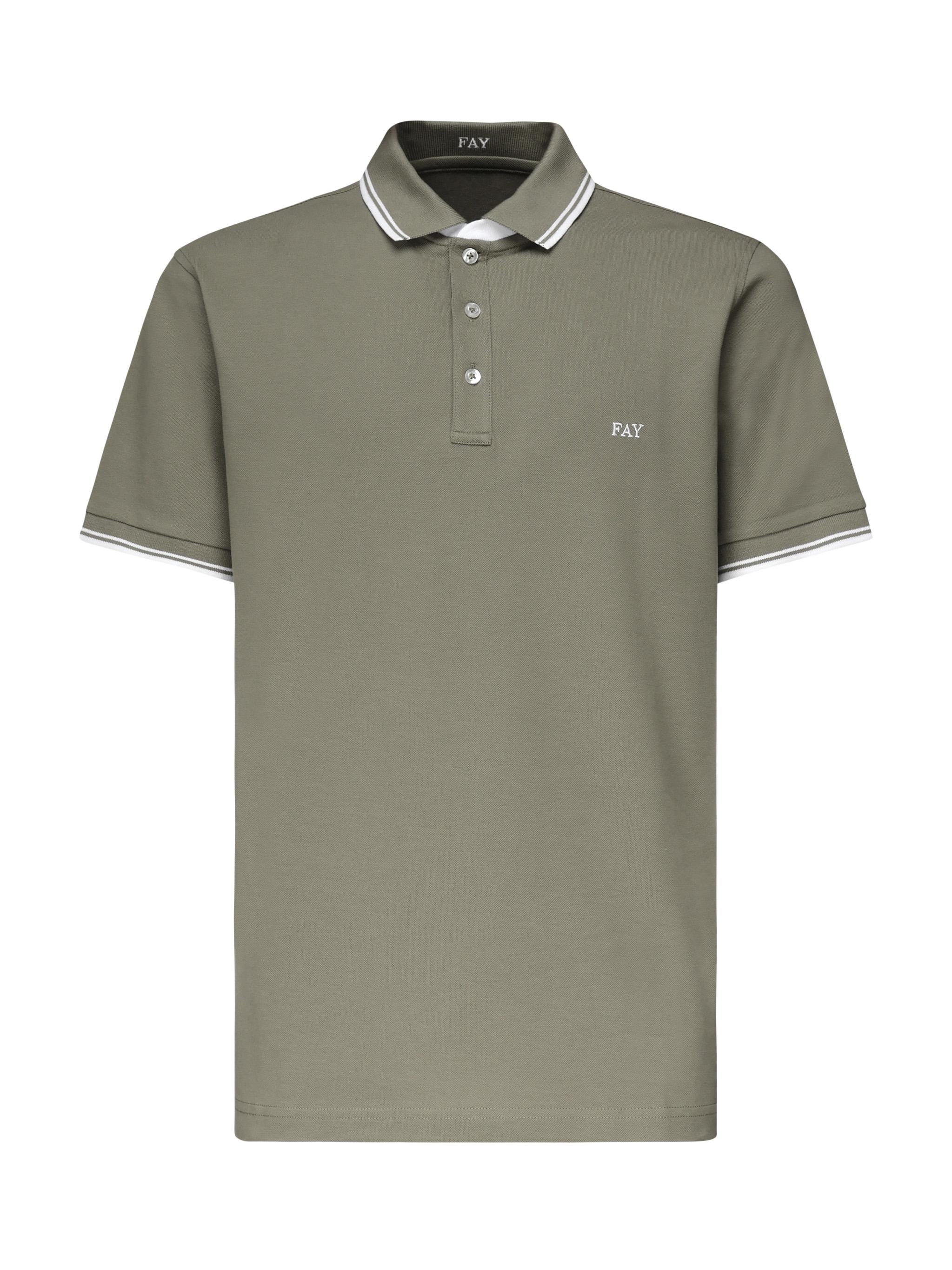 Polo con logo NPMB250140STDW V201 FAY 
