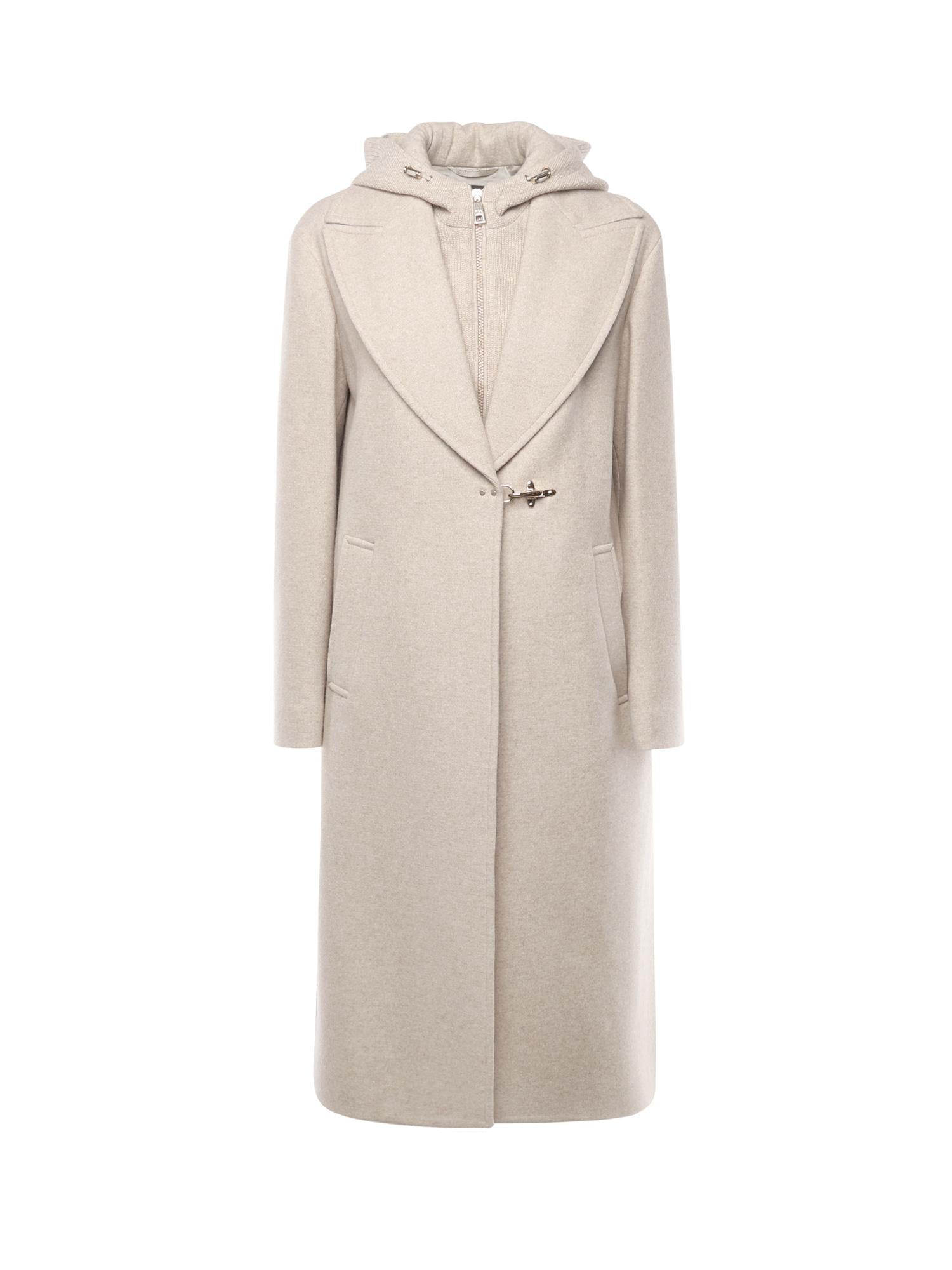 Cappotto double front in jersey di lana NAW5951333JXQB C205 FAY 