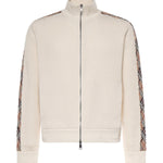 Giacca in cotone con finiture Check 8122452 C5121 BURBERRY 