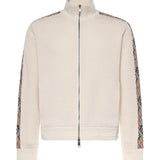 Giacca in cotone con finiture Check 8122452 C5121 BURBERRY 