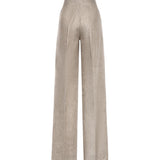 Pantalone in batavia di lino Chevron 2611131012600 002 MAX MARA 