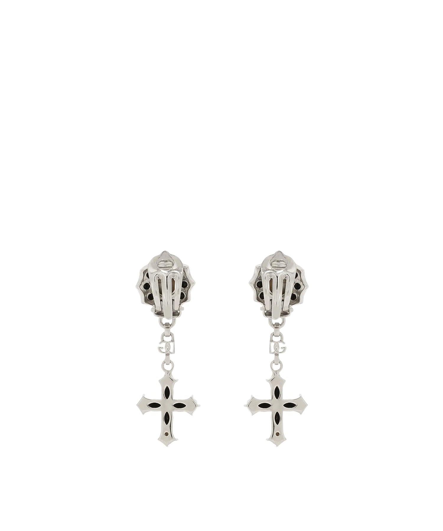 Orecchini pendenti con croci in strass WEQ4S3 W1111N0012 DOLCE & GABBANA 