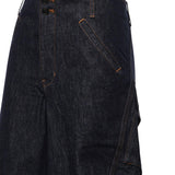Jeans cargo in denim PF26831P BL SELF-PORTRAIT 