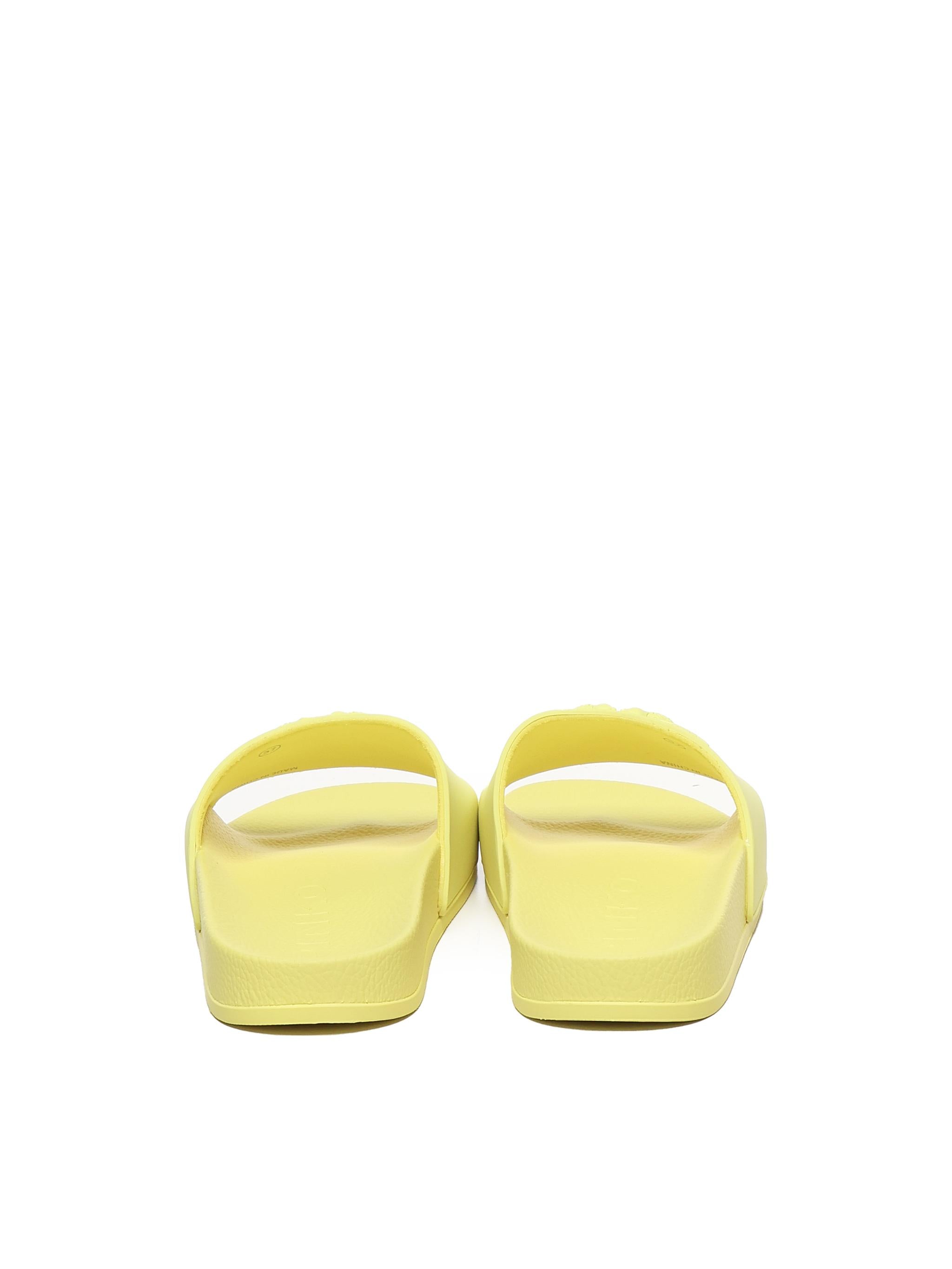 Slide in gomma con logo SS0093 E027H26 PINKO 