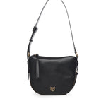 Borsa hobo a spalla piccola in pelle 105332 A0QOZ99Q PINKO 