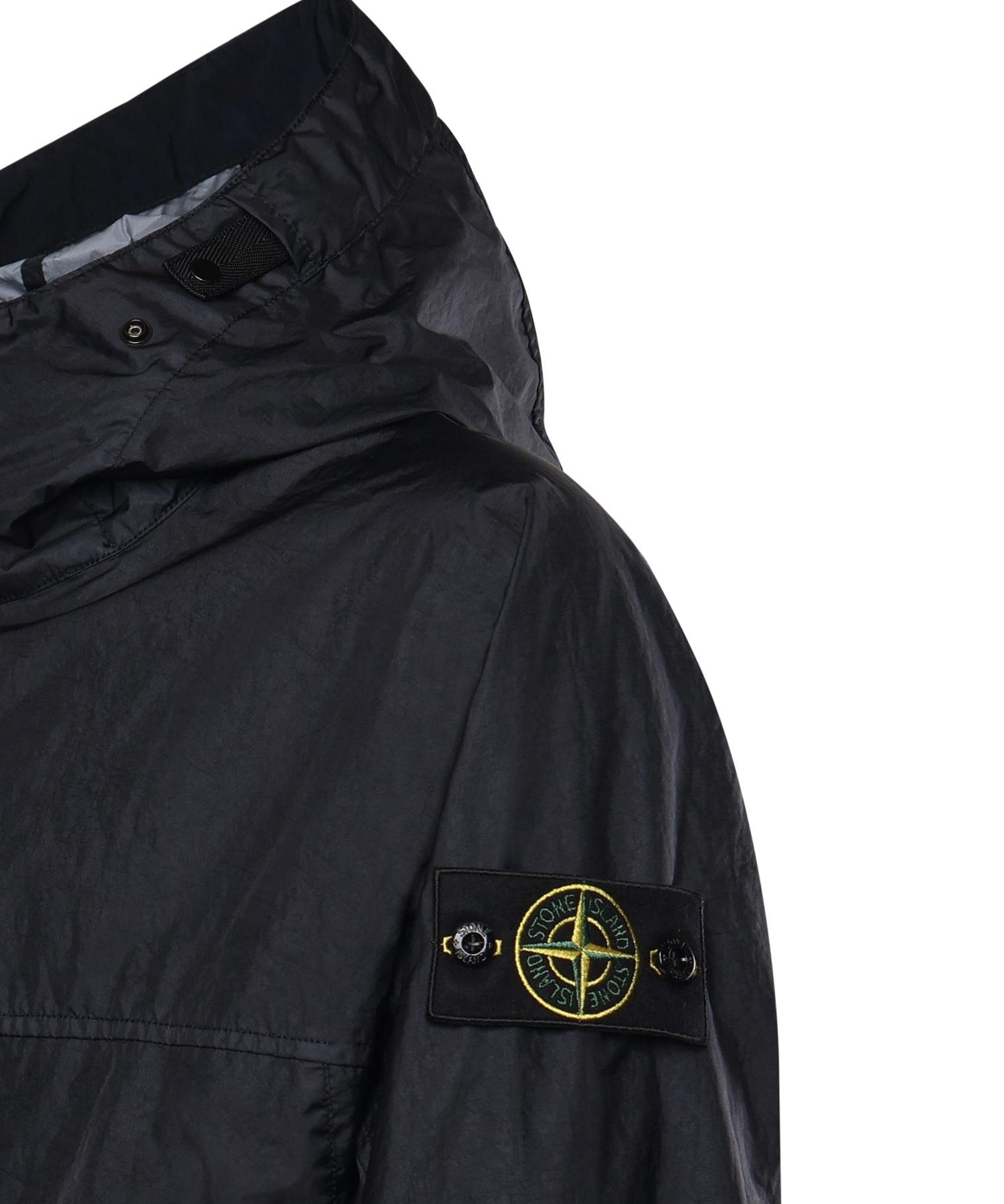 Giacca con cappuccio in nylon con logo L1S154100004 S0A21V0020 STONE ISLAND 