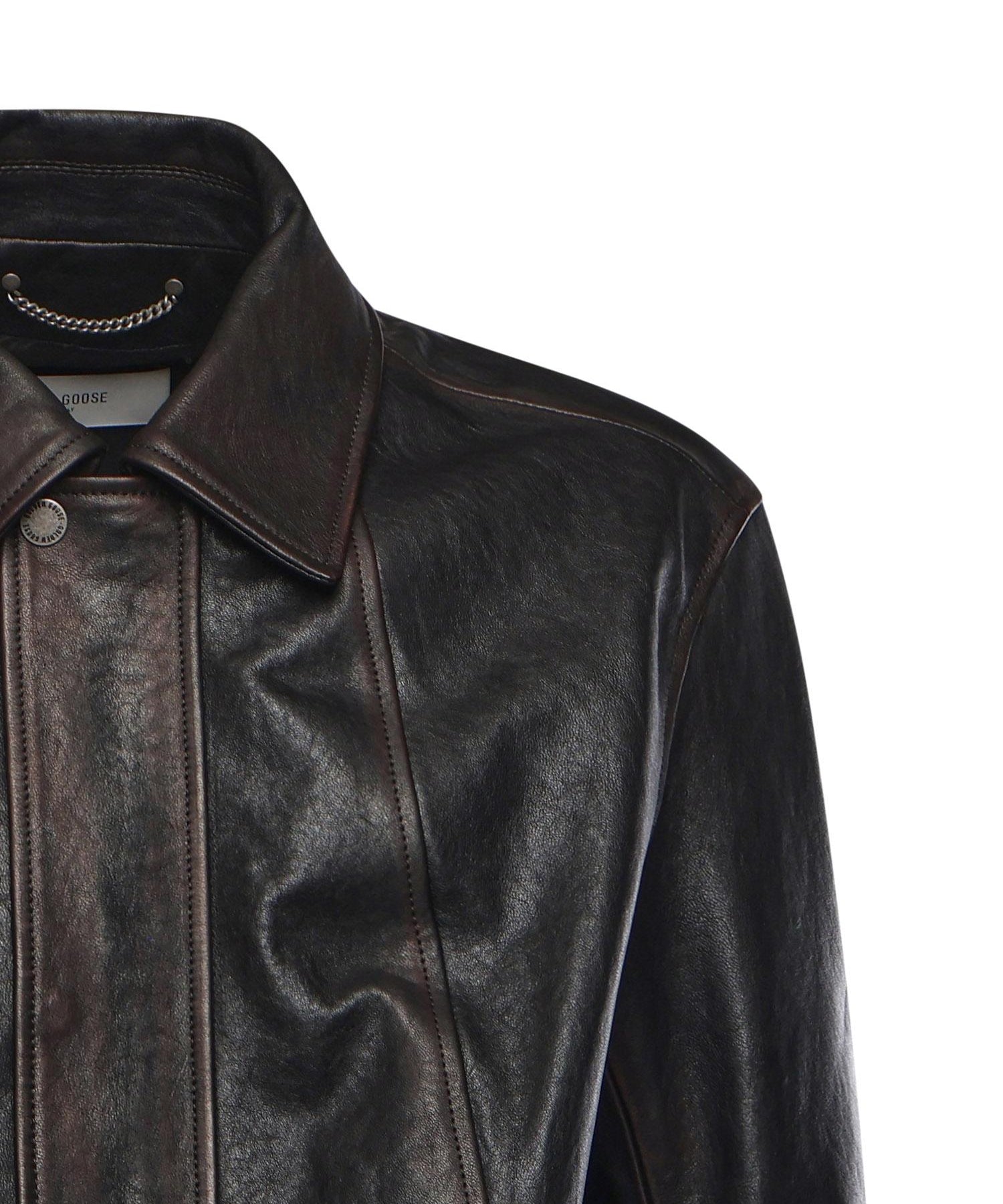 Giacca bomber in nappa GMP02531 P00230140249 GOLDEN GOOSE 