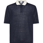Polo in misto lino M76POLM01MAG0M059 11-01 ELEVENTY 