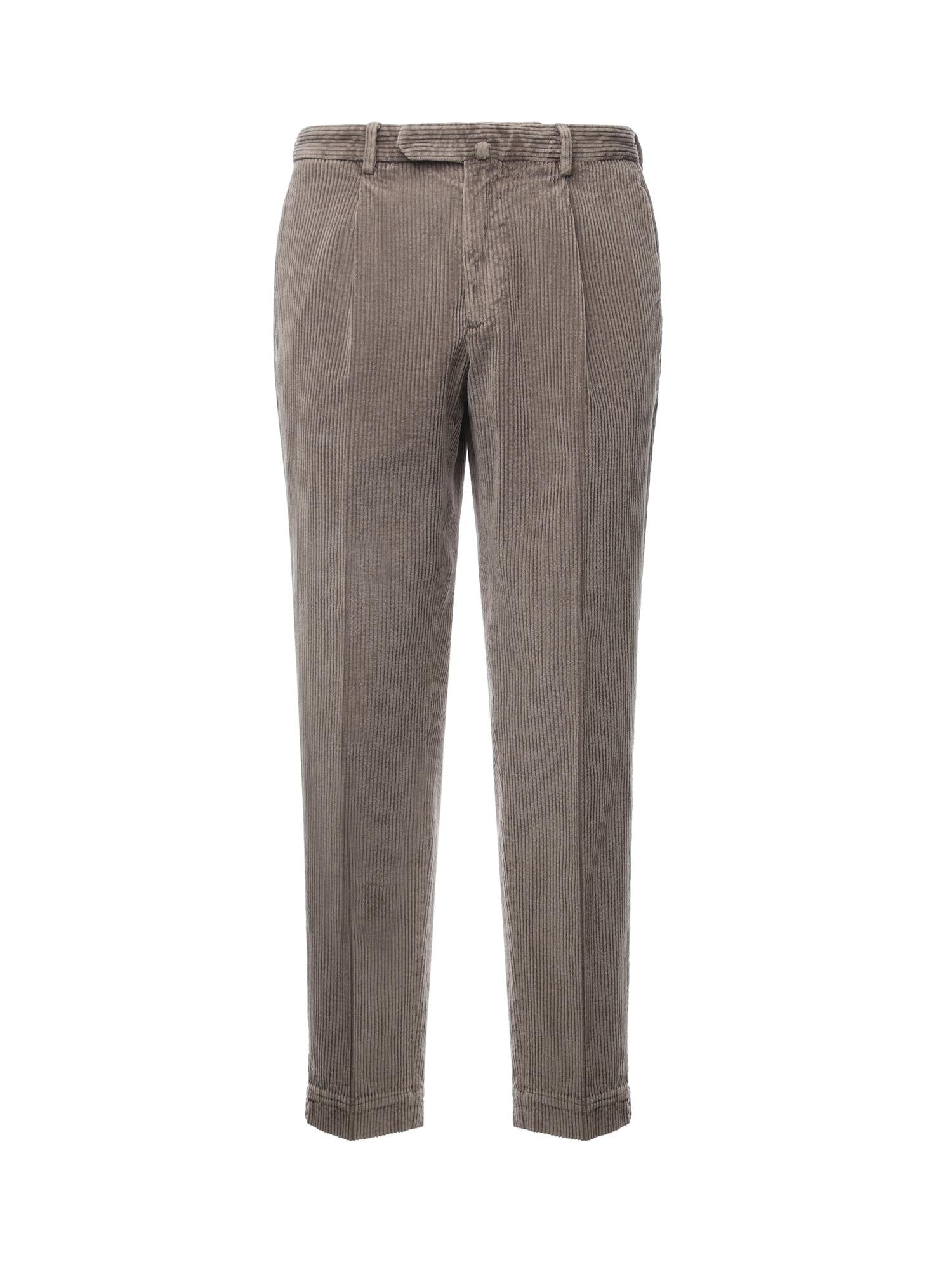 Pantalone sartoriale in velluto DS3421 51 SANTANIELLO 