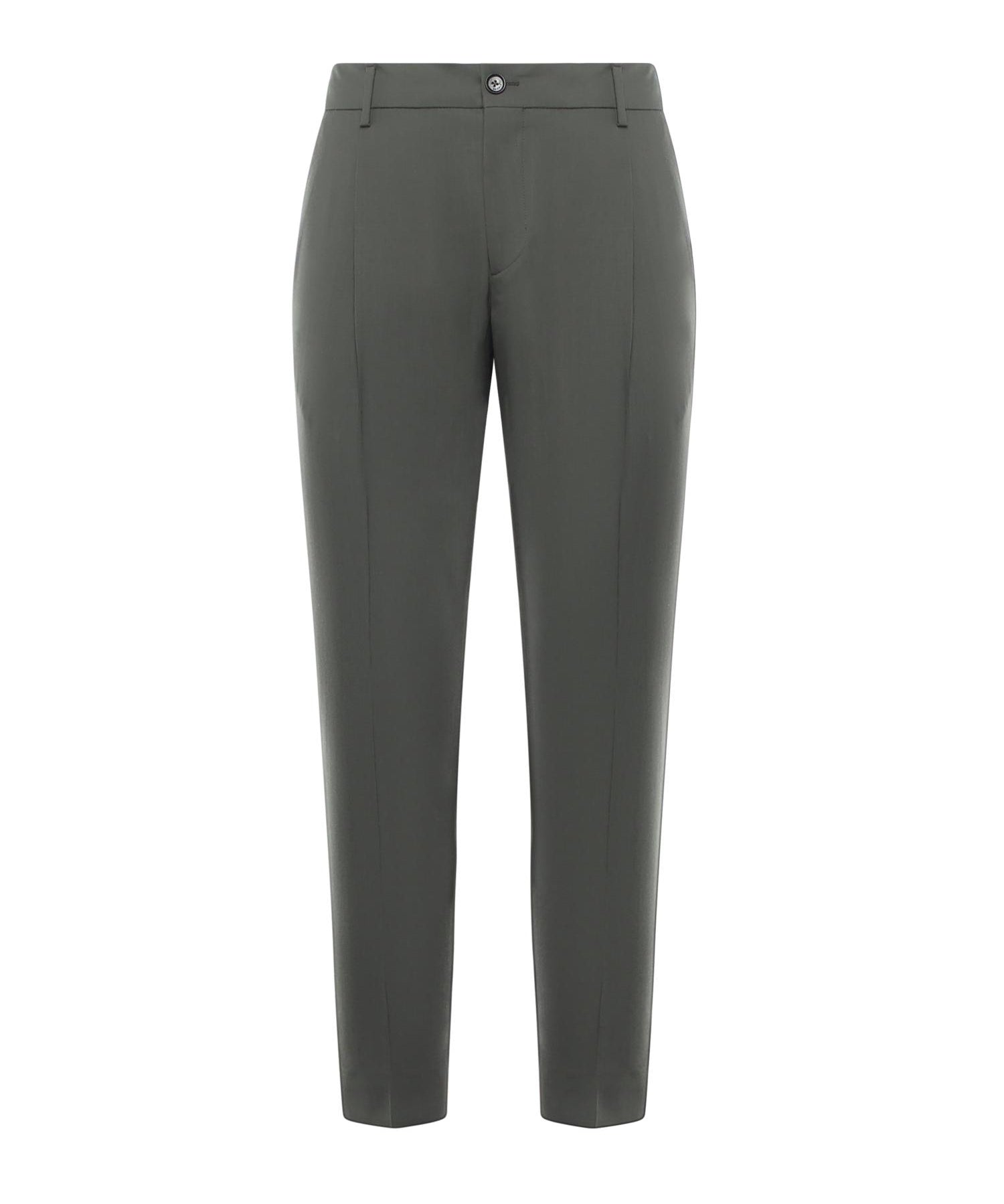 Pantaloni in gabardine di misto lana RICCARDO CC REGULAR MTVERDE BE ABLE 