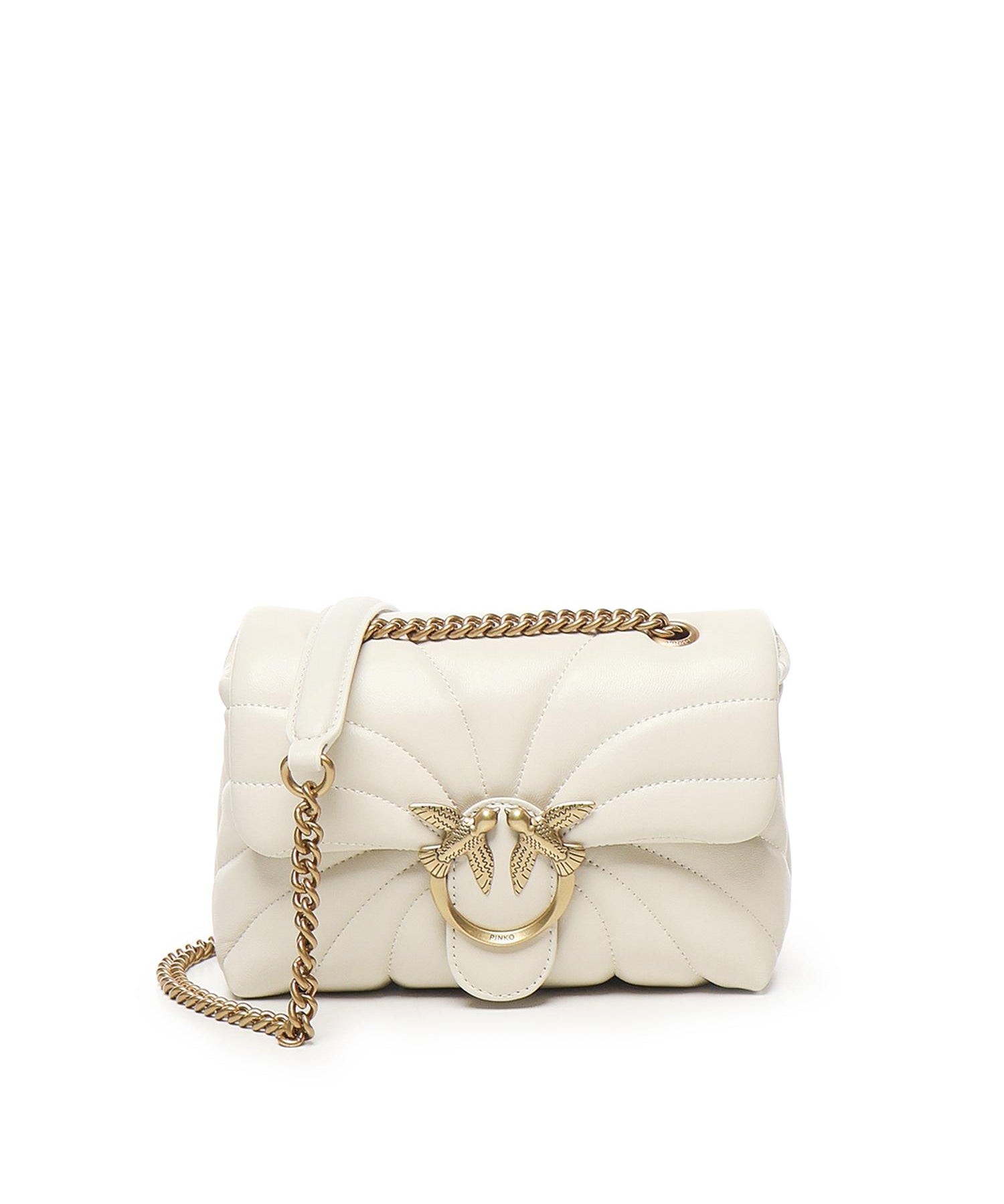 Mini borsa Love Bag Puff Butterfly a tracolla in nappa 100039 A1EXZ14Q PINKO 
