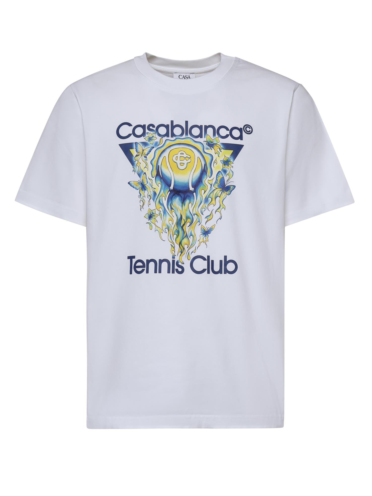 T-shirt Tennis Club in cotone MSP26JTS001 01 CASABLANCA 