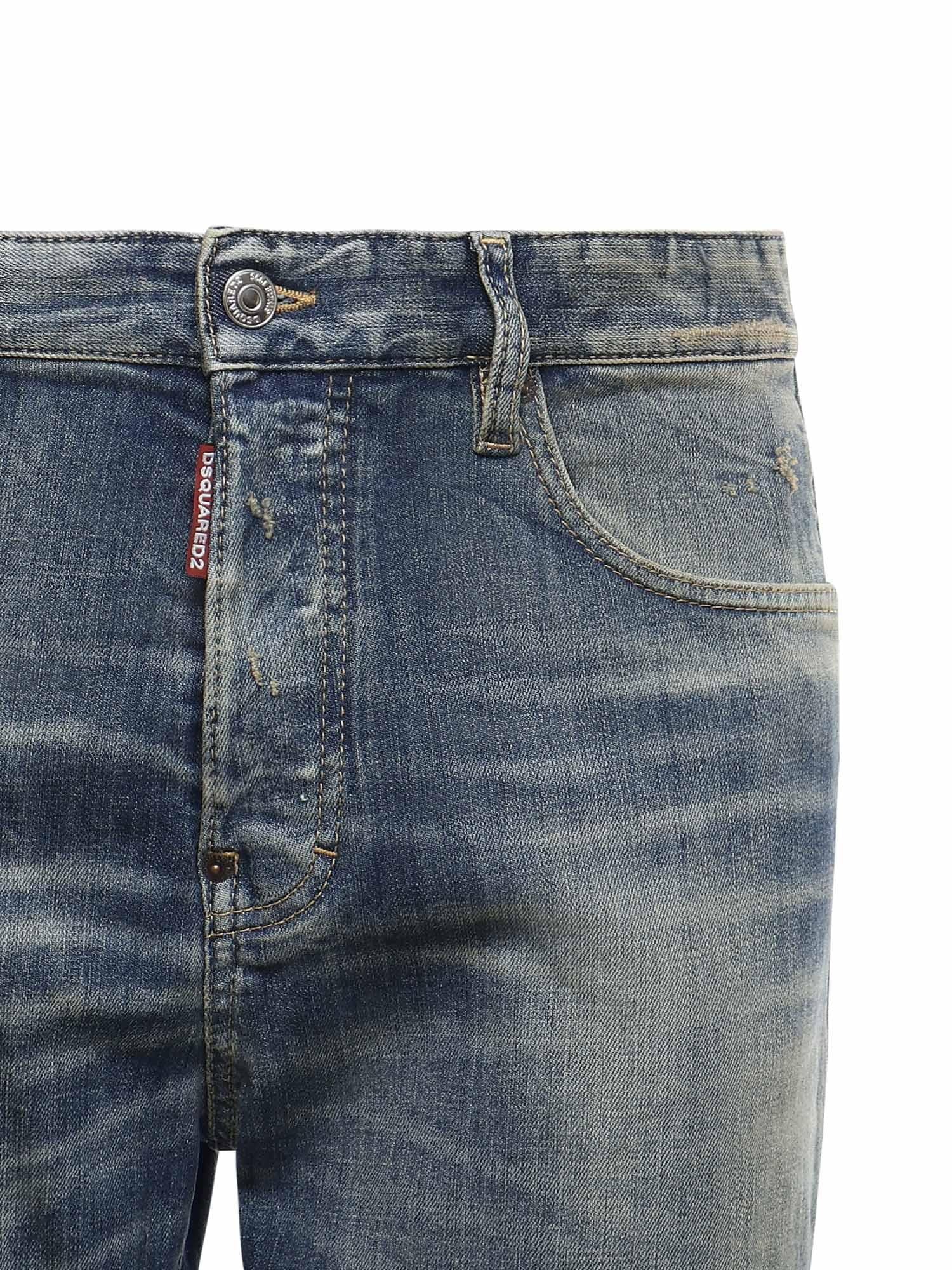 Jeans 642 in denim stretch S71LB1699 S30872470 DSQUARED2 