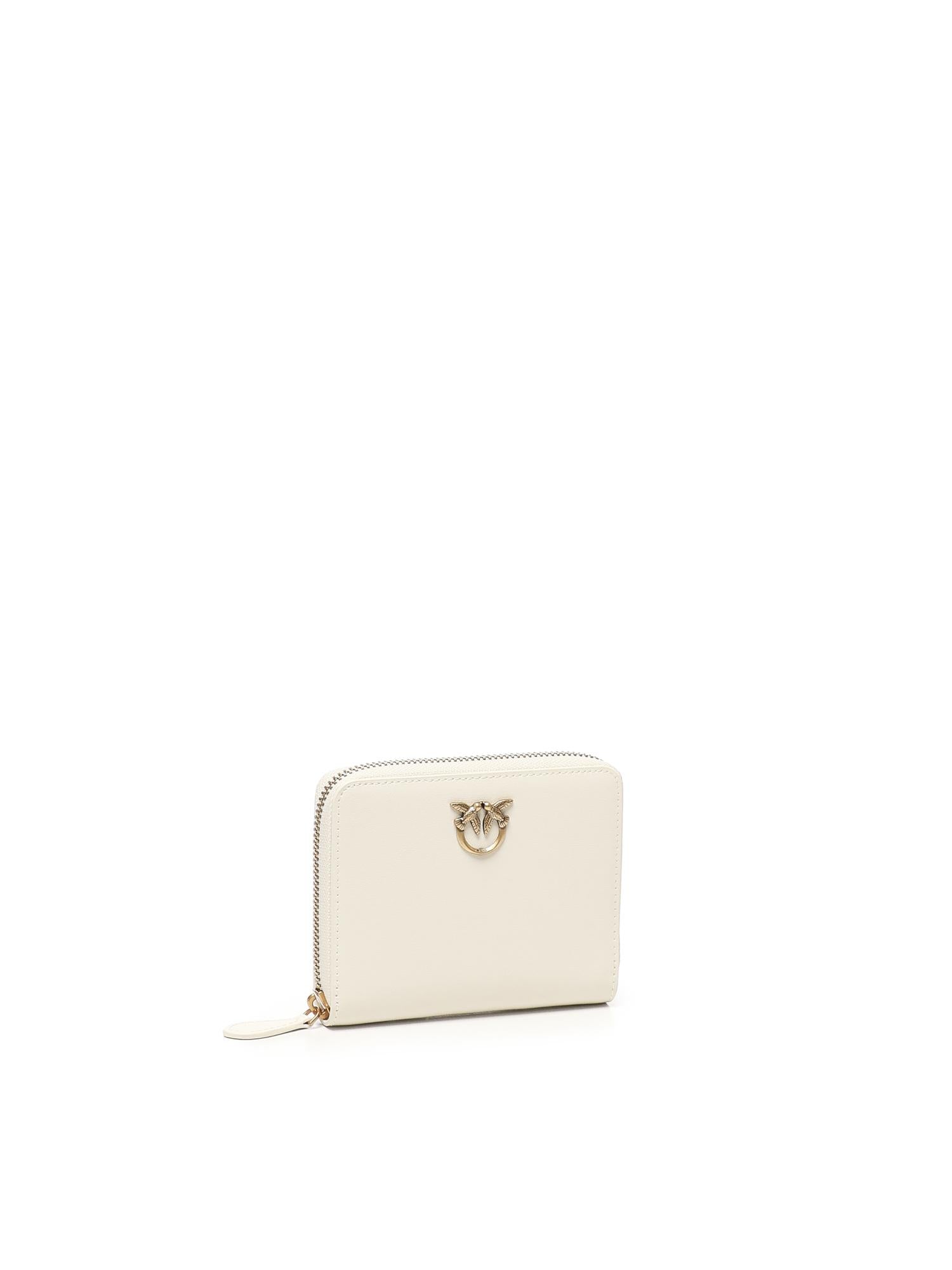 Portafoglio quadrato zip-around 100249 A0F1Z14Q PINKO 