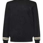 Maglione in misto viscosa con logo UMA25035MA BLACK RICHMOND X 