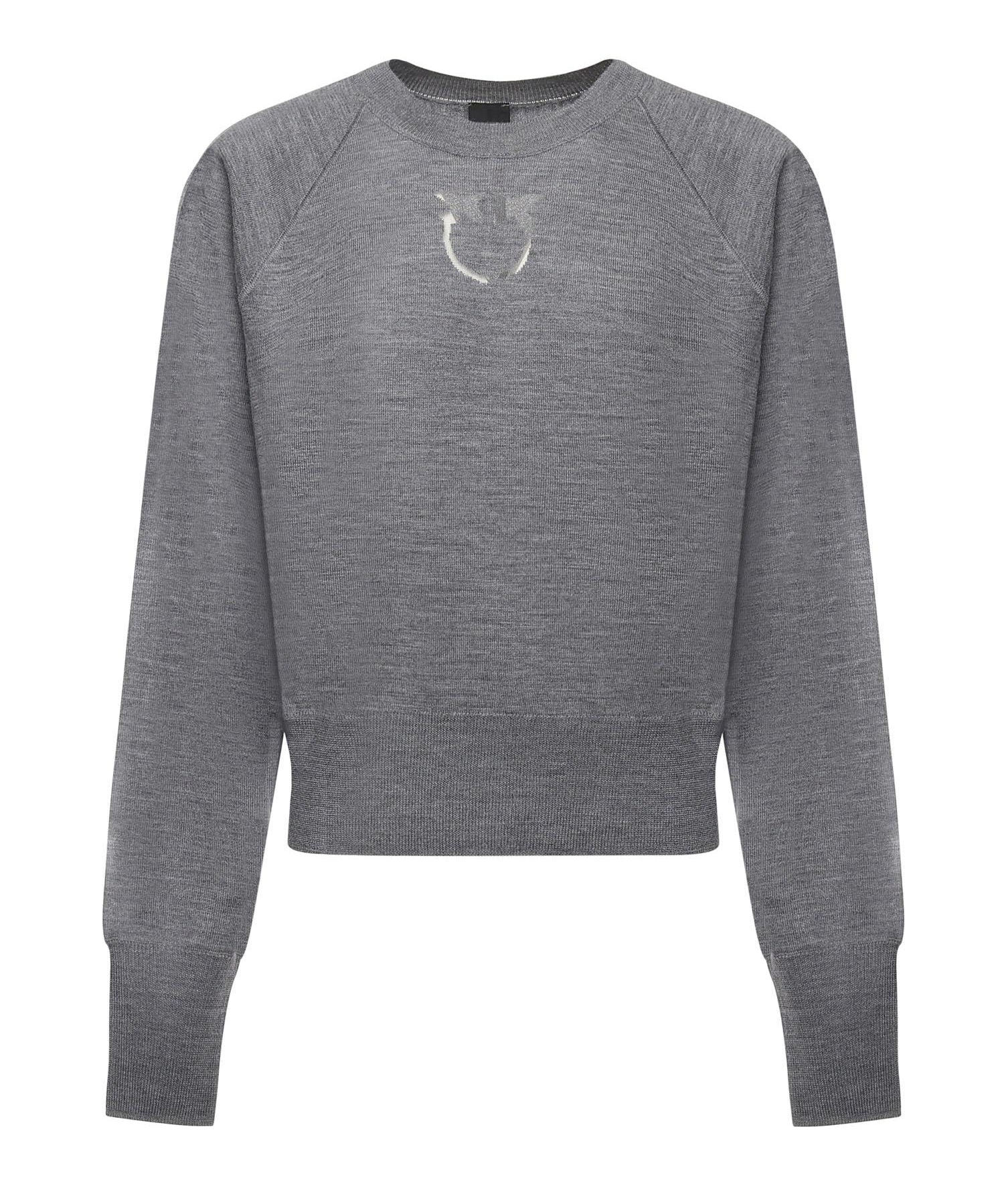 Maglia con logo in lana 105417 A18MII2 PINKO 