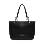 Borsa a mano con logo JC4074PP1NLF0 000 LOVE MOSCHINO 