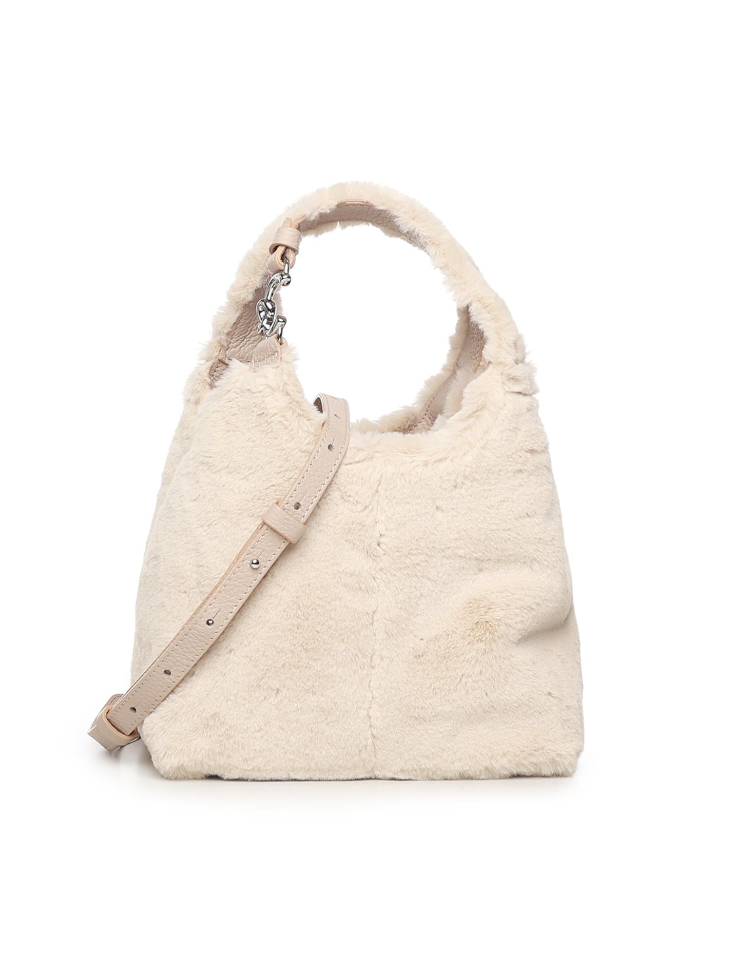 Borsa C-Easy in pelliccia sintetica e pelle E1THD580101 339 COCCINELLE 