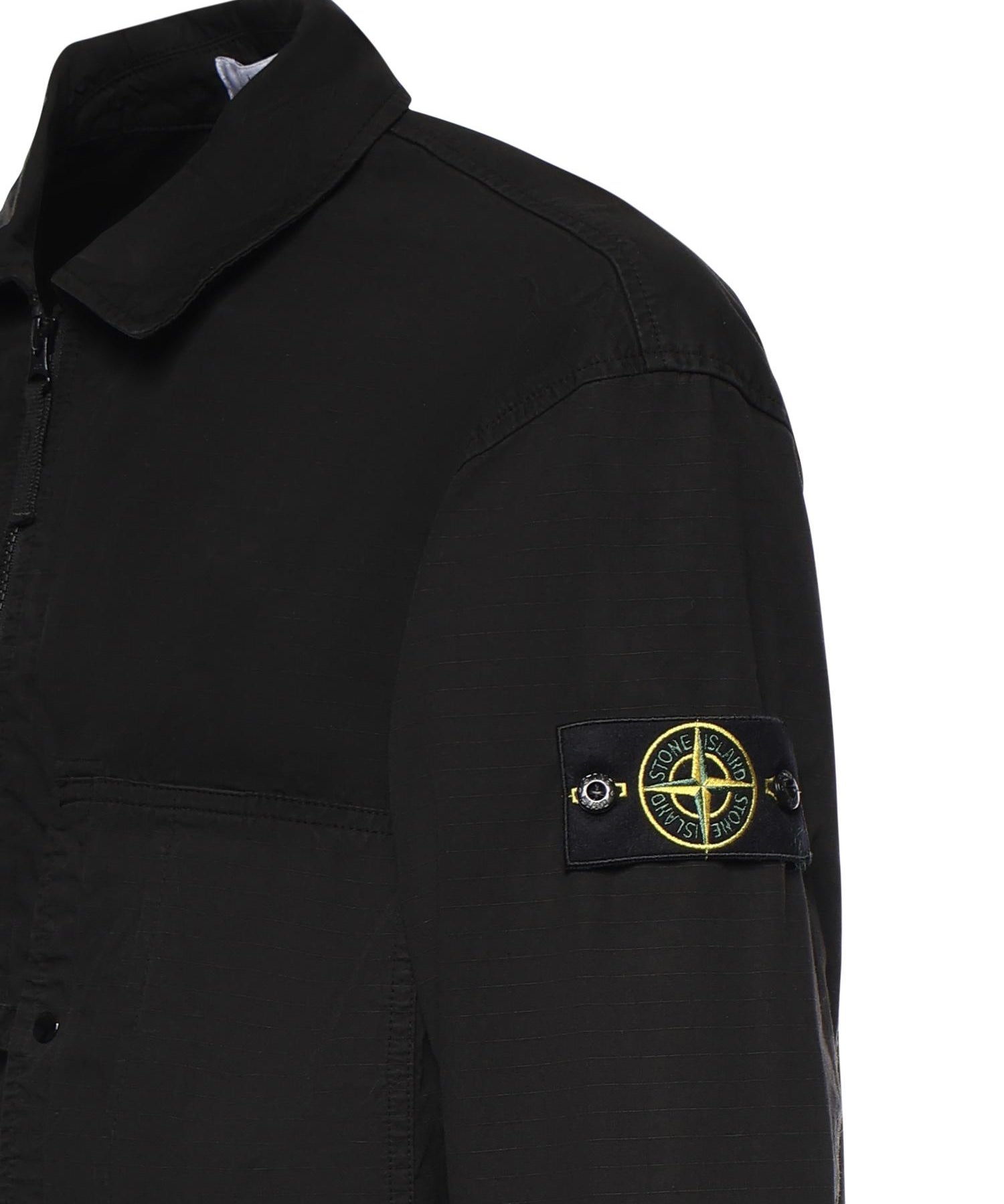 Overshirt in cotone con logo L1S151200005 S0298V0029 STONE ISLAND 