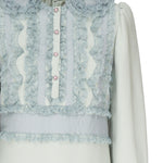 Abito corto in crepe couture ricamato 6B3VAEJ6 1CFR5F VALENTINO GARAVANI 