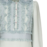 Abito corto in crepe couture ricamato 6B3VAEJ6 1CFR5F VALENTINO GARAVANI 
