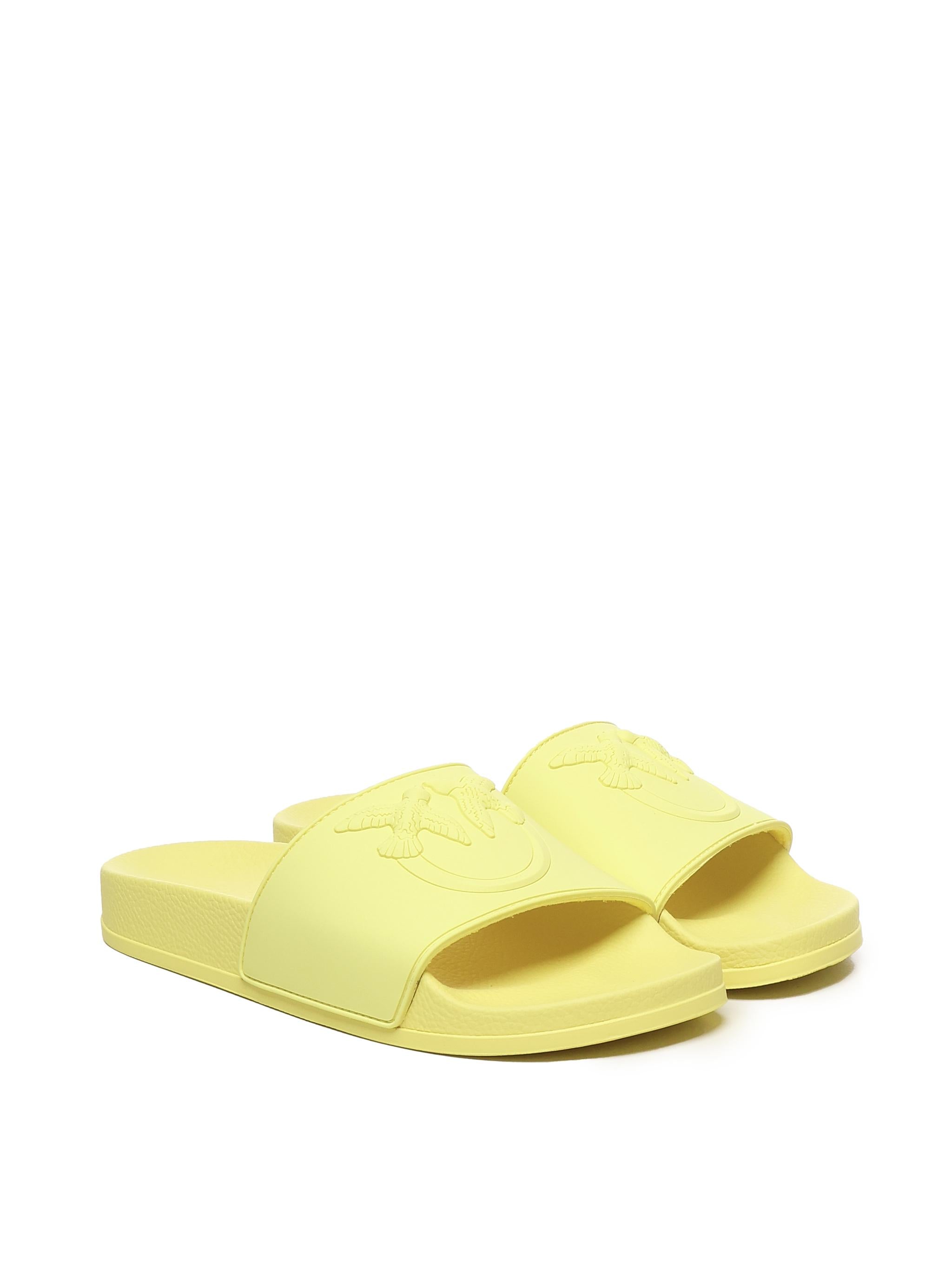Slide in gomma con logo SS0093 E027H26 PINKO 