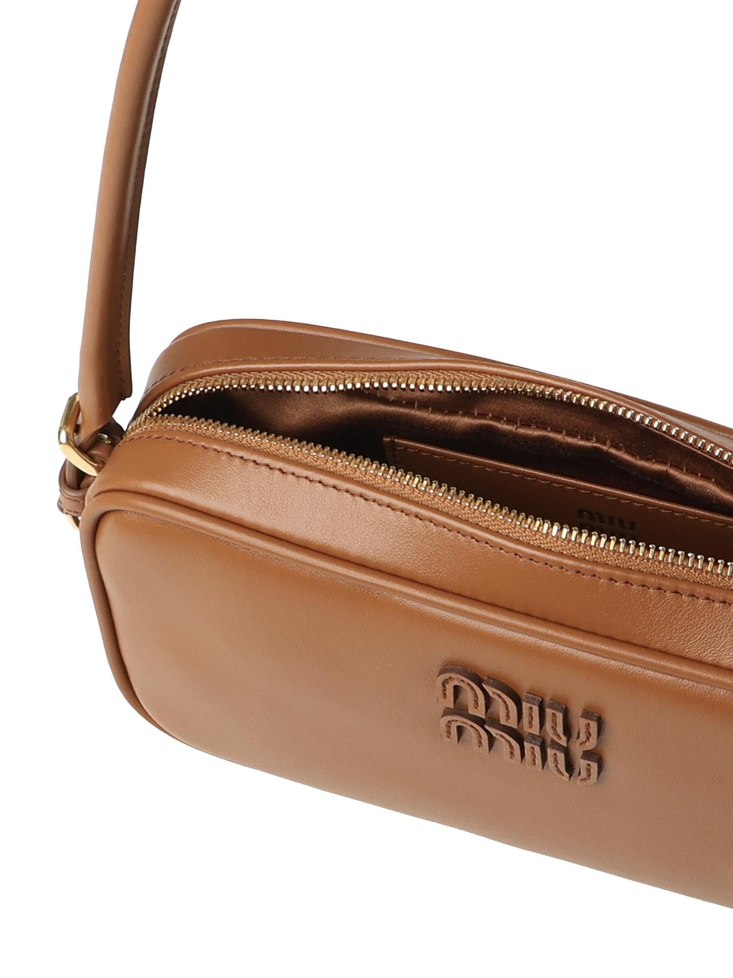 Pouch in pelle 5NE024 AF8WF0046 MIU MIU 