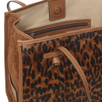 Borsa shopping Marcella in pelle con stampa BS12120 064 GIANNI CHIARINI 