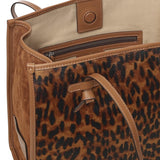 Borsa shopping Marcella in pelle con stampa BS12120 064 GIANNI CHIARINI 