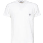 T-shirt con toppa Compass<BR/> K1S152100219 S0057V0001 STONE ISLAND 