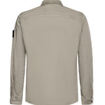 Overshirt in raso di cotone con logo L1S151200015 S0012V0061 STONE ISLAND 