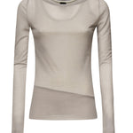 Maglia girocollo grigia 104653 A2CLIIA PINKO 