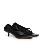 Sandali infradito con tacco in nappa FOW00204AC27L26 990 JACQUEMUS 
