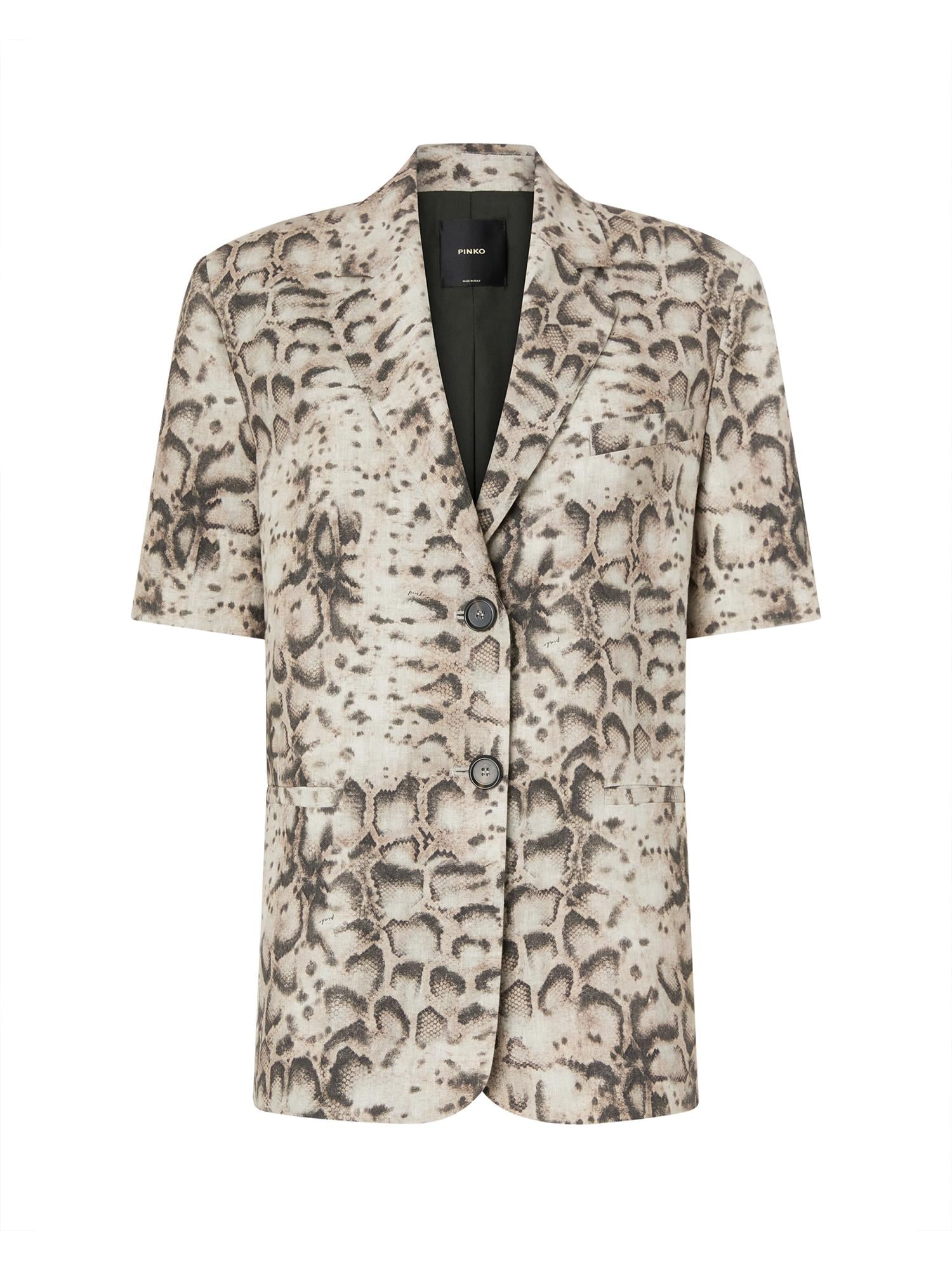Giacca con stampa snake 106879 A3BLCZ9 PINKO 