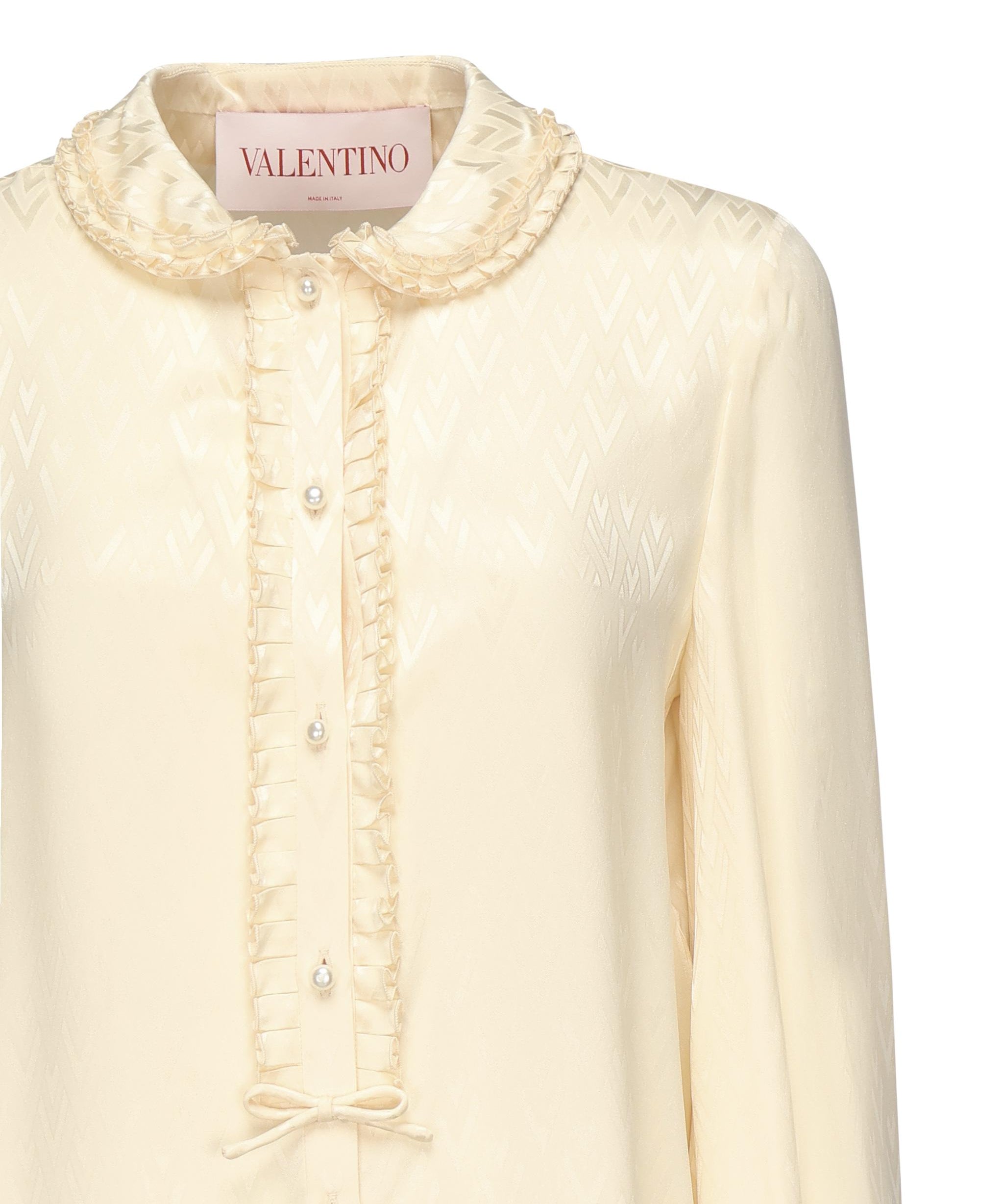 Camicia in seta Toute la V<BR/> 6B0AB7M0 93LET5 VALENTINO GARAVANI 