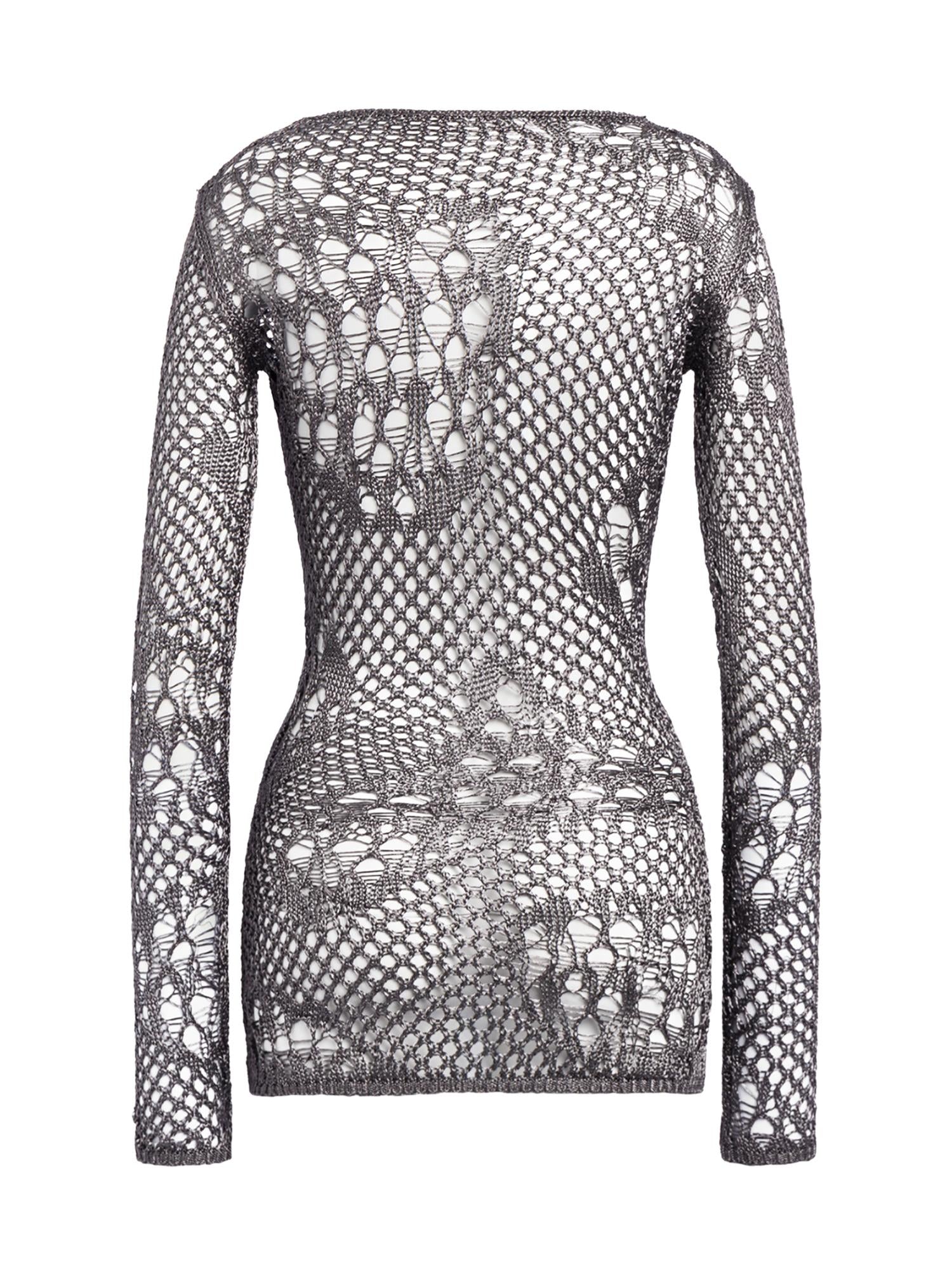 Miniabito in maglia stramata DA565 M01043D961 DONDUP 
