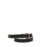 Cintura in pelle con logo<BR/> 102820 A158Z99Q PINKO 