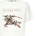 T-shirt con EKD a punto croce 8110116 B7078 BURBERRY 