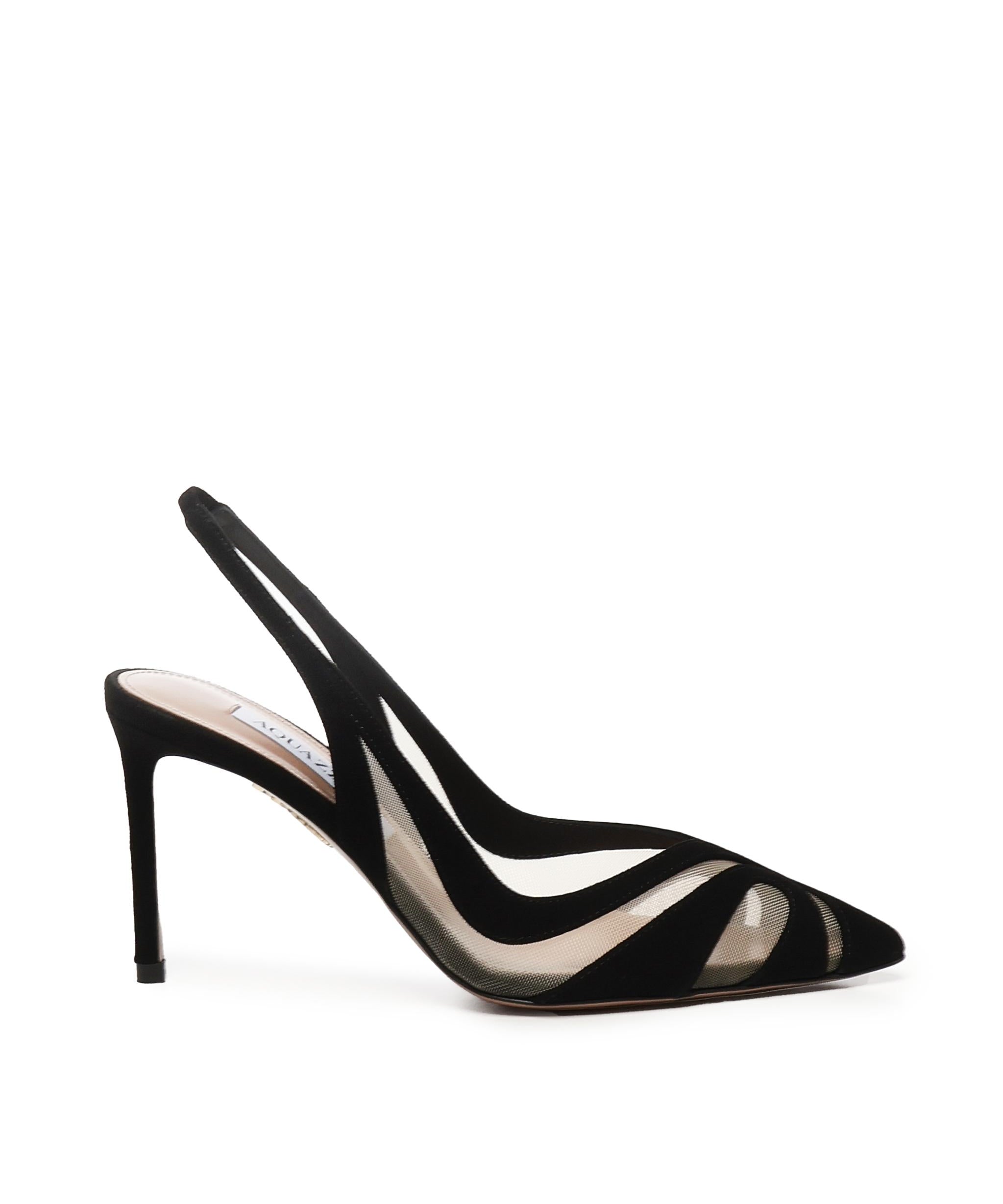 Slingback Lune in suede LNEMIDL0 SFE000 AQUAZZURA 