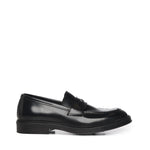 Mocassini Fred in pelle abrasivato<BR/> FRED ABRASIVATONERO GIULIANO GALIANO 