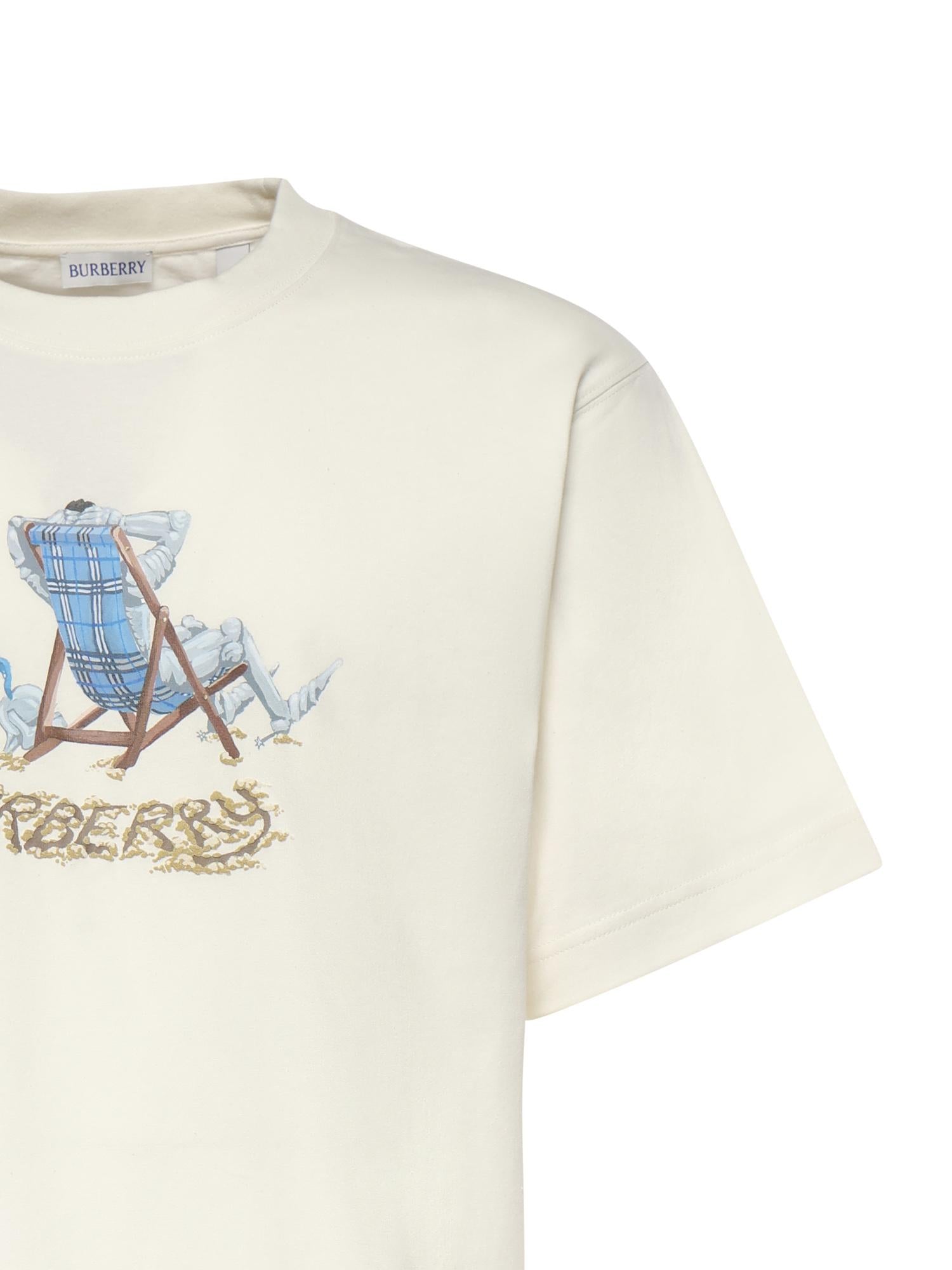 T-shirt in cotone Beach Knight 8123483 B7078 BURBERRY 