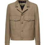 Giacca in cotone con borchie 7V3CIQ30 AWVE04 VALENTINO GARAVANI 