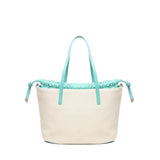 Borsa Tote Inge 73BS8VL01 INGEOFF WHITE/SMERALDO V° 73 
