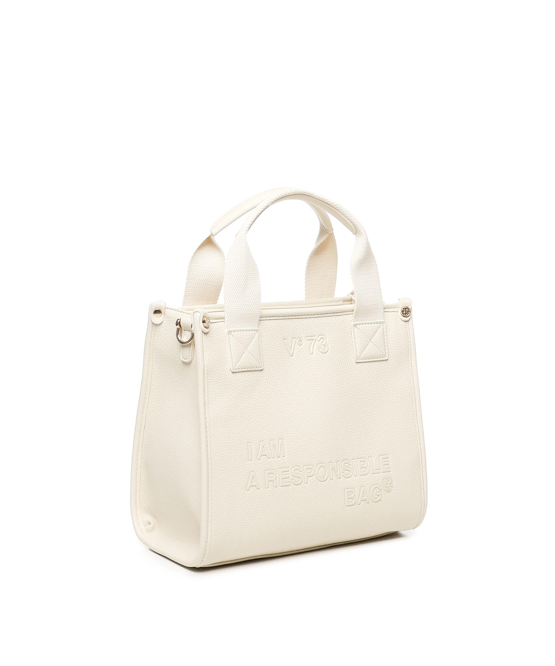 Borsa shopping responsability Now 73BS8F301 RESPONSIBILITY NOWOFF WHITE V° 73 